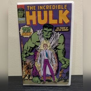 Marvel The Incredible Hulk VHS - Green and Purple